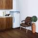 Accucold MOMCUBE® Upright Breast Milk Refrigerator, 8 Cubic Feet - In Use (Accessories, Cabinetry, and Décor are Not Included)