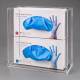 Poltex ACGB2 Acrylic Glove Box Holder, 2 Box Capacity