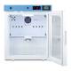 Accucold ACR162GNSF456 ACR Series Compact All-Refrigerator with NSF/ANSI 456 Certification, 1 Wire Shelf, Right Handle Glass Door, 1.58 Cubic Feet - Door Opened
