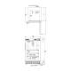 Accucold Pharmaceutical Series ADA Vaccine Built-in All-Refrigerator with NIST-Calibrated Temperature Display, 3 Wire Shelves, Solid Door - 2.65 Cubic Feet, Front and Top Dimensions