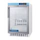 Accucold Pharmaceutical Series ADA Vaccine Built-in All-Refrigerator with NIST-Calibrated Temperature Display, 3 Wire Shelves, Glass Door - 2.65 Cubic Feet, Left Angle View