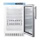 Accucold Pharmaceutical Series ADA Vaccine Built-in All-Refrigerator with NIST-Calibrated Temperature Display, 3 Wire Shelves, Glass Door - 2.65 Cubic Feet, Open Door