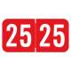 Arden Label ACYM-25-T4 ACME/S&W Compatible ACYM Series 2025 Year Labels - Size 3/4" H x 1 1/2" W
