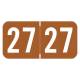 Arden Label ACYM-27-T4 ACME/S&W Compatible ACYM Series 2027 Year Labels - Size 3/4" H x 1 1/2" W
