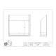 Poltex ADAPPE13413 ADA-Compliant PPE Dispenser - Dimensions