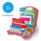 AERO Healthcare AK10NR SureFill® 10 Series All Purpose First Aid Kit, Red Translucent Plastic Case - Inclusions