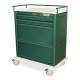 Harloff AL8W10EKC4DSP Aluminum Universal Line DISPILL Compatible Medication Cart with CompX Electronic Lock