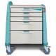 Capsa AM-AN-CMP-ALOK-G Avalo Anesthesia Cart - Compact Height, Green, Auto Lock