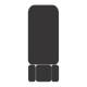 Pivotal Health AM-BAX2500 AM-BAX Hi-Lo Treatment Table, Bar Activated with 2 Section, With 3 Head Section - Drawing