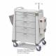 Capsa AM-PT-STD-ELOK Avalo Procedure/Treatment Cart with Accessory Package 2 - Standard Height, Electronic Lock