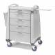 Capsa AM10MC-LCD-C-STK Quickship Avalo Medical Cart with 5 Drawers, Key Lock