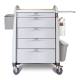 Capsa AM10TC-LCD-C-STK Quickship Avalo® Treatment Cart with 5 Drawers, Key Lock
