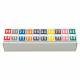 AMNM-NT-L5 AMES L-A-00178RLP Match AMNM Series Laminated Numeric Roll Labels - Set of Number 0 to 9