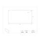 Poltex AMOS1018 Adaptive Magnetic Organization System Plate, 18" Length - Dimensions