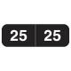 Arden Label AMYM-25-S4 Ames Compatible AMYM Series 2025 Year Labels - Size 1/2" H x 1 1/2" W