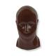RSD RS-230 Opaque Anthropomorphic Full Angiographic Head Phantom with Step Wedge - Dark Brown Skin Tone