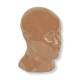 RSD RS-235 Opal Full Angiographic Head Phantom with Step Wedge & Resolution Test Pattern (2-10 lp/mm) - Medium Brown Skin Tone