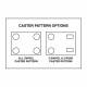 R&B Wire Antimicrobial Knocked-Down Vinyl Basket Truck - Caster Pattern Options