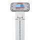 DETECTO APEXH-AC apex® Digital Clinical Scale with Mechanical Height Rod, Non-Medical-Grade AC Adapter, and Handrail - Height Rod Close Up