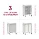 Pegasus Apollo E Type Medication Storage Cart with 2 Panels and Single Column - Door Style Options (Supplies are Not Included)