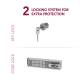 Pegasus Apollo Storage Cart - Lock Type Options