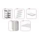 Pegasus Apollo U Type Suture Storage Cart with 4 Panels and Single Column - Included Accessories