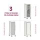 Pegasus Apollo U Type Suture Storage Cart with 4 Panels and Single Column - Door Style Options (Supplies are Not Included)
