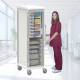 Pegasus Apollo U Type Suture Storage Cart with 4 Panels and Single Column, Glass Door - Actual Use (Supplies are Not Included)
