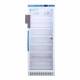 Accucold ARG12PV456 Pharma-Vac Performance Series Upright Vaccine Refrigerator with NSF/ANSI 456 Certification, 7 Wire Shelves, Right Handle Glass Door, 12 Cubic Feet - with Antimicrobial Silver Ion-Coated Handle Installed