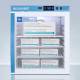 Accucold ARG1PV-CRT Pharma-Vac Performance Series Compact Vaccine Refrigerator with Controlled Room Temperature, 3 Wire Shelves, Right Handle Glass Door, 1 Cubic Foot - Filled with Vaccines (Vaccines are not Included)