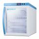 Accucold ARG2PV456 Pharma-Vac Performance Series Compact Vaccine Refrigerator with NSF/ANSI 456 Certification, 2 Wire Shelves, Right Handle Glass Door, 2 Cubic Feet - Left Angle