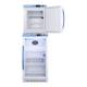 Accucold ARG31PVBIADA-AFZ1PVSTACK Pharma-Vac Performance Series All-Refrigerator/All-Freezer Combination with StackRack, Right Handle Door, 4.23 Cubic Feet Total Capacity - AFZ1PV Door Opened