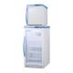 Accucold ARG31PVBIADA-AFZ1PVSTACK Pharma-Vac Performance Series All-Refrigerator/All-Freezer Combination with StackRack, Right Handle Door, 4.23 Cubic Feet Total Capacity - Left Angle
