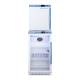 Accucold ARG31PVBIADA-AFZ1PVSTACKLHD Pharma-Vac Performance Series All-Refrigerator/All-Freezer Combination with StackRack, Left Handle Door, 4.23 Cubic Feet Total Capacity - Front View