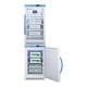 Accucold ARG31PVBIADA-AFZ2PVBIADASTACK Pharma-Vac Performance Series All-Refrigerator/All-Freezer Combination with StackRack, Right Handle Door, 5.3 Cubic Feet Total Capacity - AFZ2PVBIADA Door Opened, Filled with Vaccines (Vaccines are not Included)