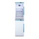 Accucold ARG31PVBIADA-AFZ2PVBIADASTACKLHD Pharma-Vac Performance Series All-Refrigerator/All-Freezer Combination with StackRack, Left Handle Door, 5.3 Cubic Feet Total Capacity - Front View