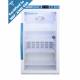 Accucold ARG3PV456 Pharma-Vac Performance Series Counter Height Vaccine Refrigerator with NSF/ANSI 456 Certification, 4 Wire Shelves, Right Handle Glass Door, 3 Cubic Feet - Front View