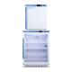 Accucold ARG6PV-AFZ1PVSTACK Pharma-Vac Performance Series All-Refrigerator/All-Freezer Combination with StackRack, Right Handle Door, 7.4 Cubic Feet Total Capacity - Front View