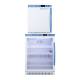 Accucold ARG6PV-AFZ1PVSTACKLHD Pharma-Vac Performance Series All-Refrigerator/All-Freezer Combination with StackRack, Left Handle Door, 7.4 Cubic Feet Total Capacity - Front View