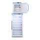 Accucold ARG8PV-AFZ1PVSTACK Pharma-Vac Performance Series All-Refrigerator/All-Freezer Combination with StackRack, Right Handle Door, 9.4 Cubic Feet Total Capacity -  AFZ1PV Door Opened