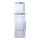 Accucold ARG8PV-AFZ1PVSTACKLHD Pharma-Vac Performance Series All-Refrigerator/All-Freezer Combination with StackRack, Left Handle Door, 9.4 Cubic Feet Total Capacity - Front View