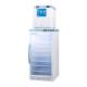 Accucold ARG8PV-FS24LSTACKMED2 Pharma-Vac Performance Series All-Refrigerator/MED2 Series All-Freezer Combination with StackRack, Right Handle Door, 9.4 Cubic Feet Total Capacity - Left Angle