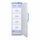 Accucold ARS15PVLOCKER Pharma-Vac Performance Series Upright Vaccine Refrigerator with Interior Lockers, 8 Locker Shelves, Right Handle Solid Door, 15 Cubic Feet - Door Opened