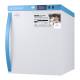 Accucold ARS1MLMC MOMCUBE® Countertop Breast Milk Refrigerator with 2 Wire Shelves, 1 Cubic Foot - Right Angle View