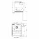 Accucold ARS1PV-CRT Pharma-Vac Performance Series Compact Vaccine Refrigerator with Controlled Room Temperature, 3 Wire Shelves, Right Handle Solid Door, 1 Cubic Foot - Front and Top View Dimensions