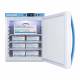 Accucold ARS1PV Pharma-Vac Performance Series Compact Vaccine Refrigerator with 3 Wire Shelves, Right Handle Solid Door, 1 Cubic Foot - Door Opened Filled with Vaccines (Vaccines are not Included)