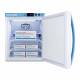 Accucold ARS2PV Pharma-Vac Performance Series Compact Vaccine Refrigerator with 2 Wire Shelves, Right Handle Solid Door, 2 Cubic Feet - Door Opened Filled with Vaccines (Vaccines are not Included)