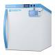 Accucold ARS2PVDL2B Pharma-Vac Performance Series Compact Vaccine Refrigerator with Digital Data Logger, 2 Wire Shelves, Right Handle Solid Door, 2 Cubic Feet - Left Angle