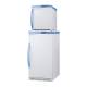 Accucold ARS32PVBIADA-AFZ1PVSTACK Pharma-Vac Performance Series All-Refrigerator/All-Freezer Combination with StackRack, Right Handle Solid Doors, 4.23 Cubic Feet Total Capacity - Left Angle