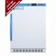 Accucold ARS6PV-CRT Pharma-Vac Performance Series Counter Height Vaccine Refrigerator with Controlled Room Temperature, 4 Wire Shelves, Right Handle Glass Door, 6 Cubic Feet - Front View